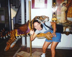 Ruth with tiger!